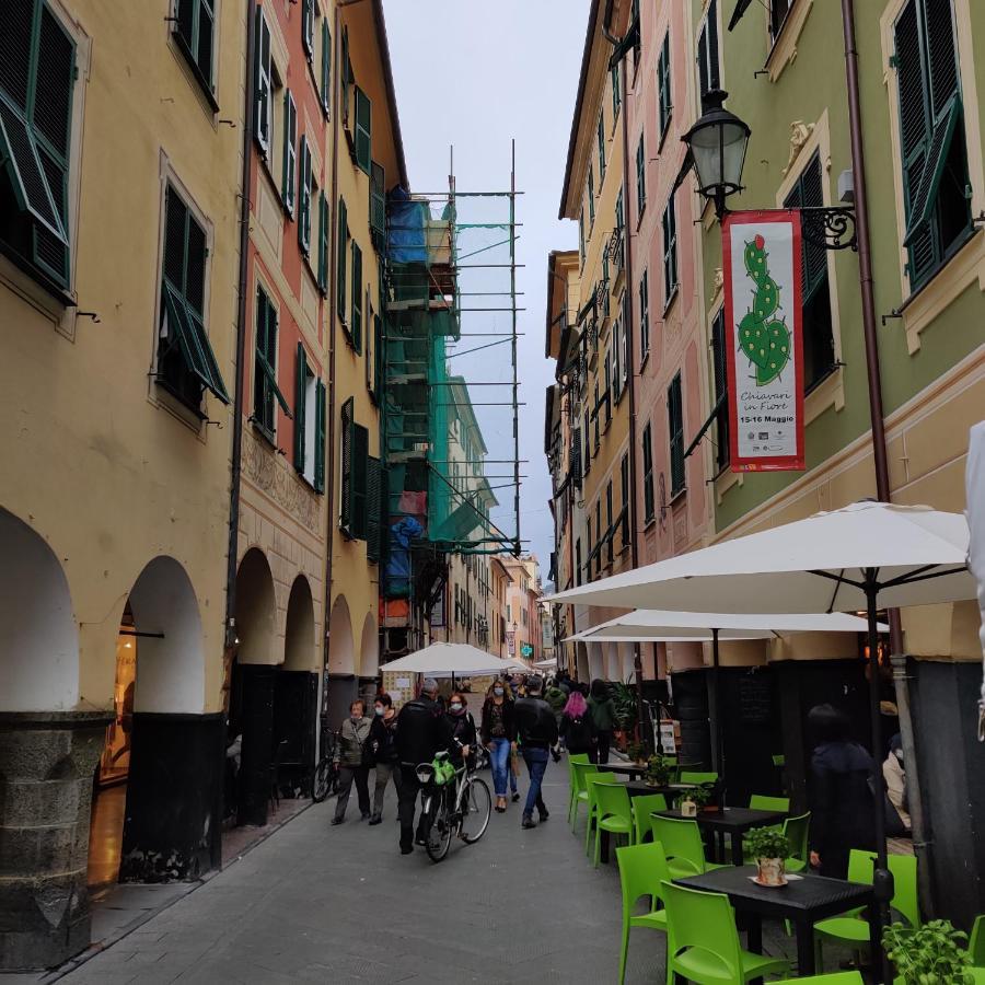 Vista Sul Carruggio, Centro Storico Di Chiavari Eksteriør billede